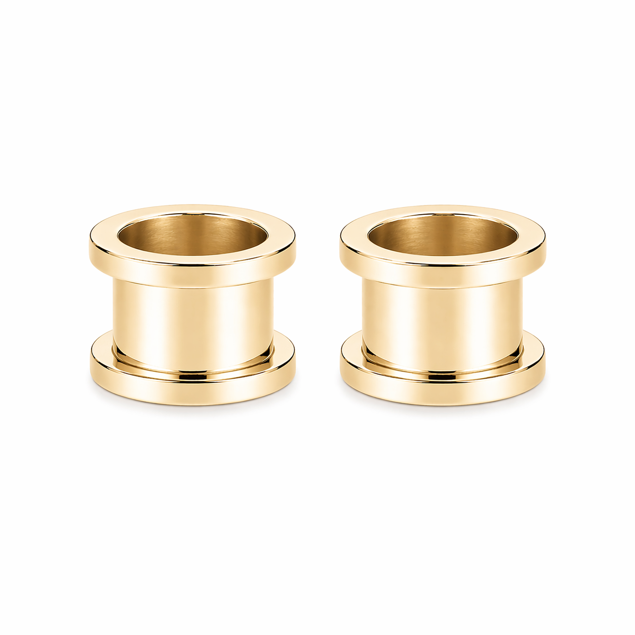 The Prestige Halo Diamond Tunnels - 14k Yellow Gold & White Diamonds